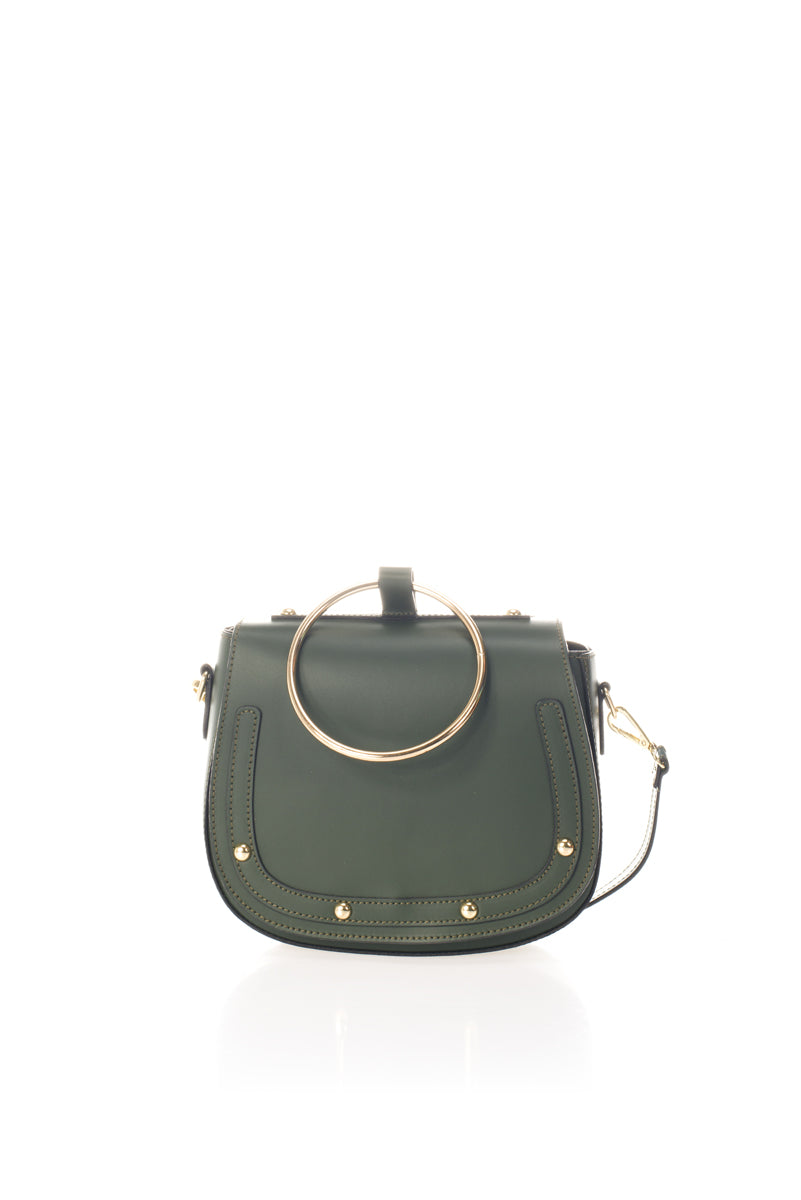 Leather Clutch 5398 - Green