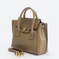 RUTH Leather Top Handle Bag - Fango