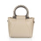 Leather Top Handle Bag 2257 - Taupe