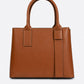 RACHELE Leather Top Handle Bag - Cognac