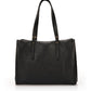 Leather Top Handle Bag 1199 - Black