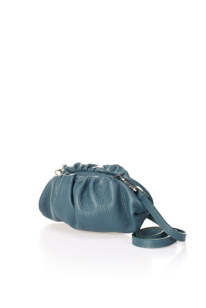 Leather Crossbody Bag 3125 - Teal