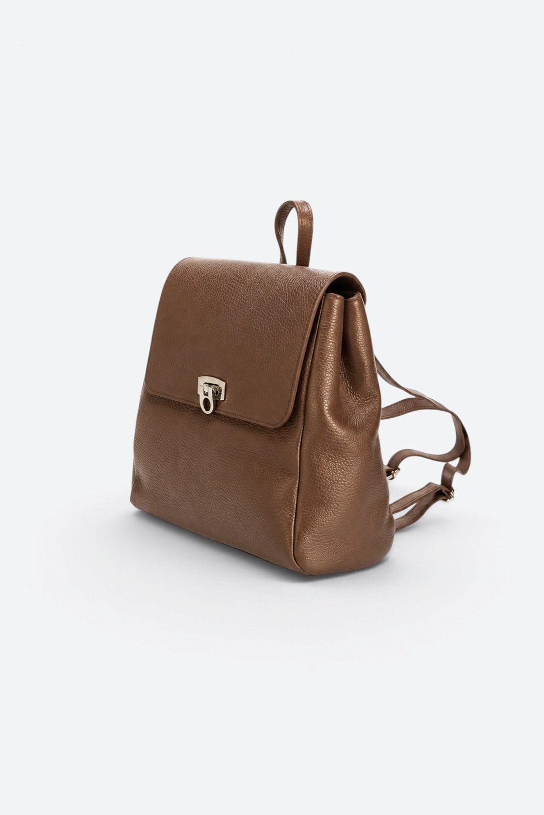 LYRA Leather Backpack - Brown