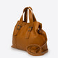 PIPER Leather Top Handle Bag - Cuoio