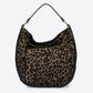 Leather Shoulder Bag 4011 - Black
