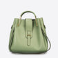 Leather Shoulder Bag 3549 - Verde