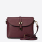 ADORE Leather Crossbody Bag - Wine