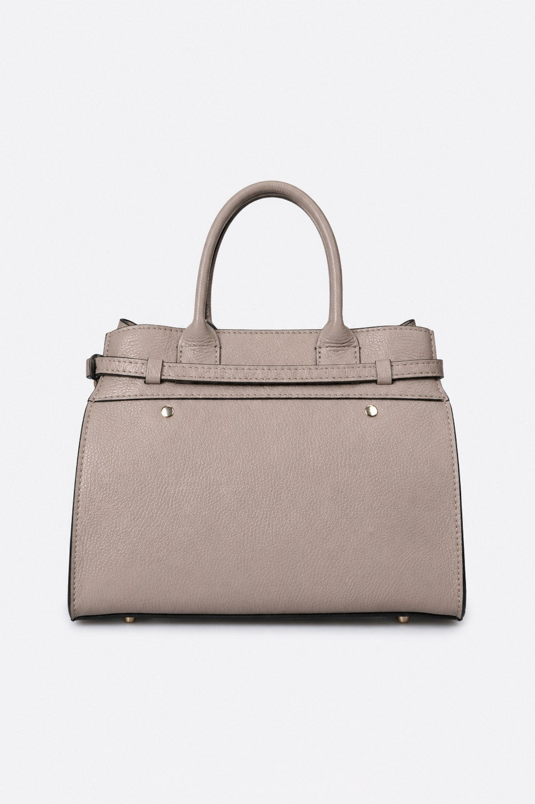 LIESEL Leather Top Handle Bag - Fango
