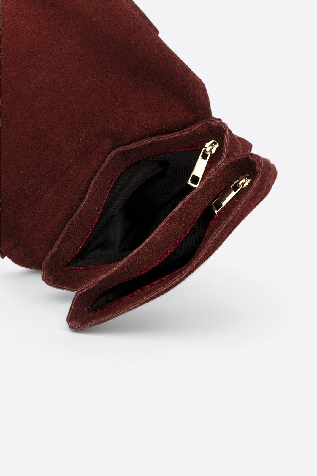 HAILEY Leather Crossbody Bag - Brown