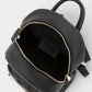Leather Backpack 1205 - Black