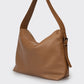 Leather Top Handle Bag 4027 - Cognac