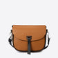 BELA Leather Crossbody Bag - Cognac+Black