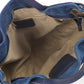 Leather Top Handle Bag 1159 - Blue