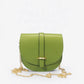 Leather Crossbody Bag 7006 - Menta