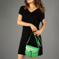 BELA Leather Crossbody Bag - Light Green