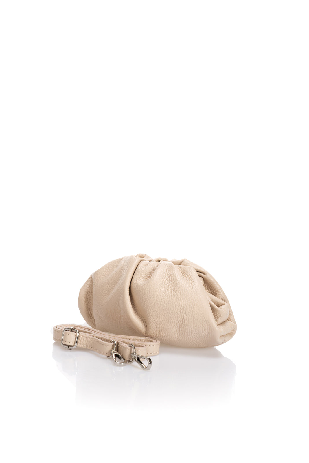 Leather Crossbody Bag 3125 - Marmo