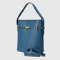 MYRTO Leather Top Handle Bag - Blue