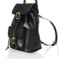 Leather Backpack 1022 - Black