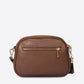 EBE Leather Crossbody Bag - Brown