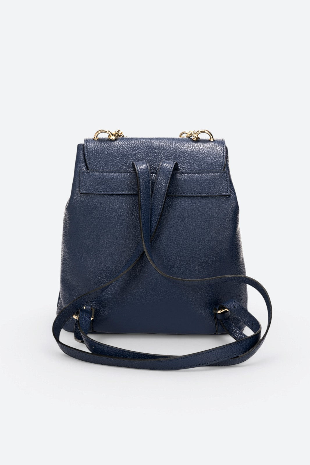 CORA Leather Backpack - Blue Jeans