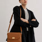 NORAH Leather Crossbody Bag - Cognac