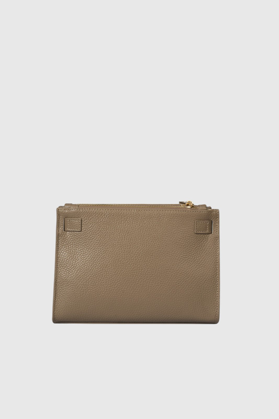 CAMILLE Leather Top Handle Bag - Fango