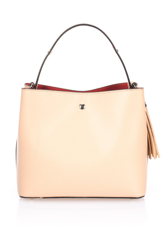 Leather Top Handle Bag 4310 - Rose