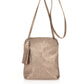 Leather Crossbody Bag 3547 - Gun Metal