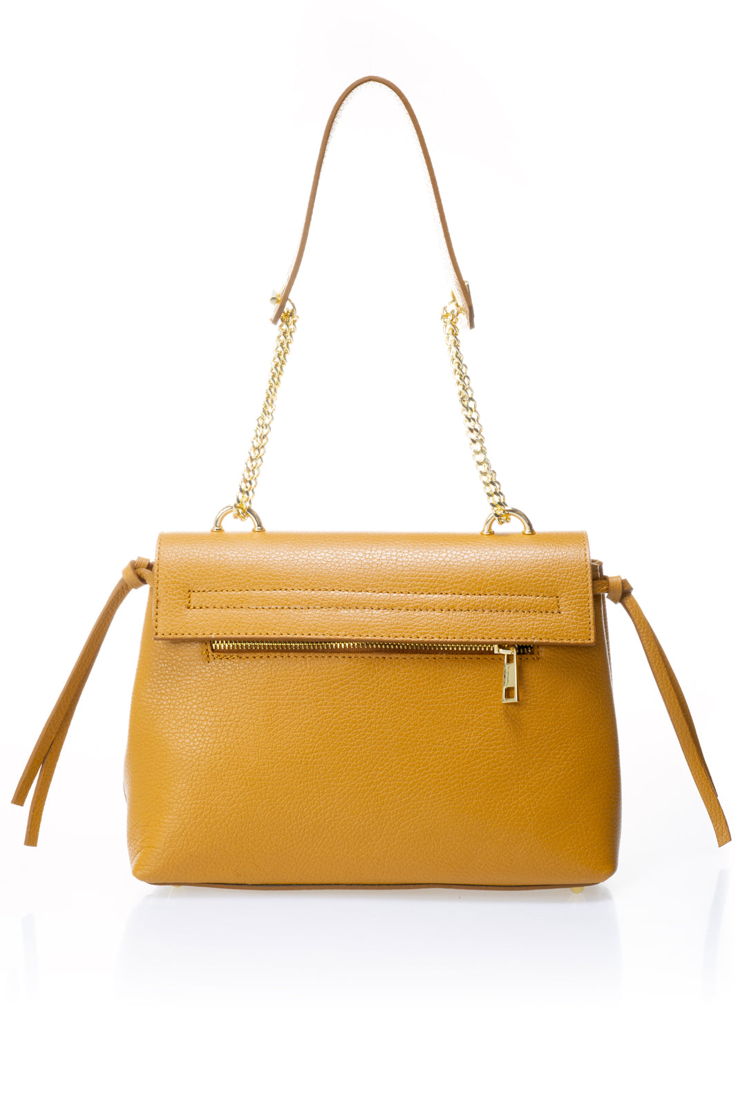 Leather Top Handle Bag 2275 - Cuoio