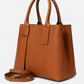 RACHELE Leather Top Handle Bag - Cognac