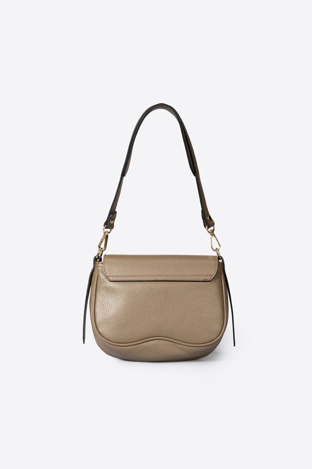 ALEXIA Leather Shoulder Bag - Fango