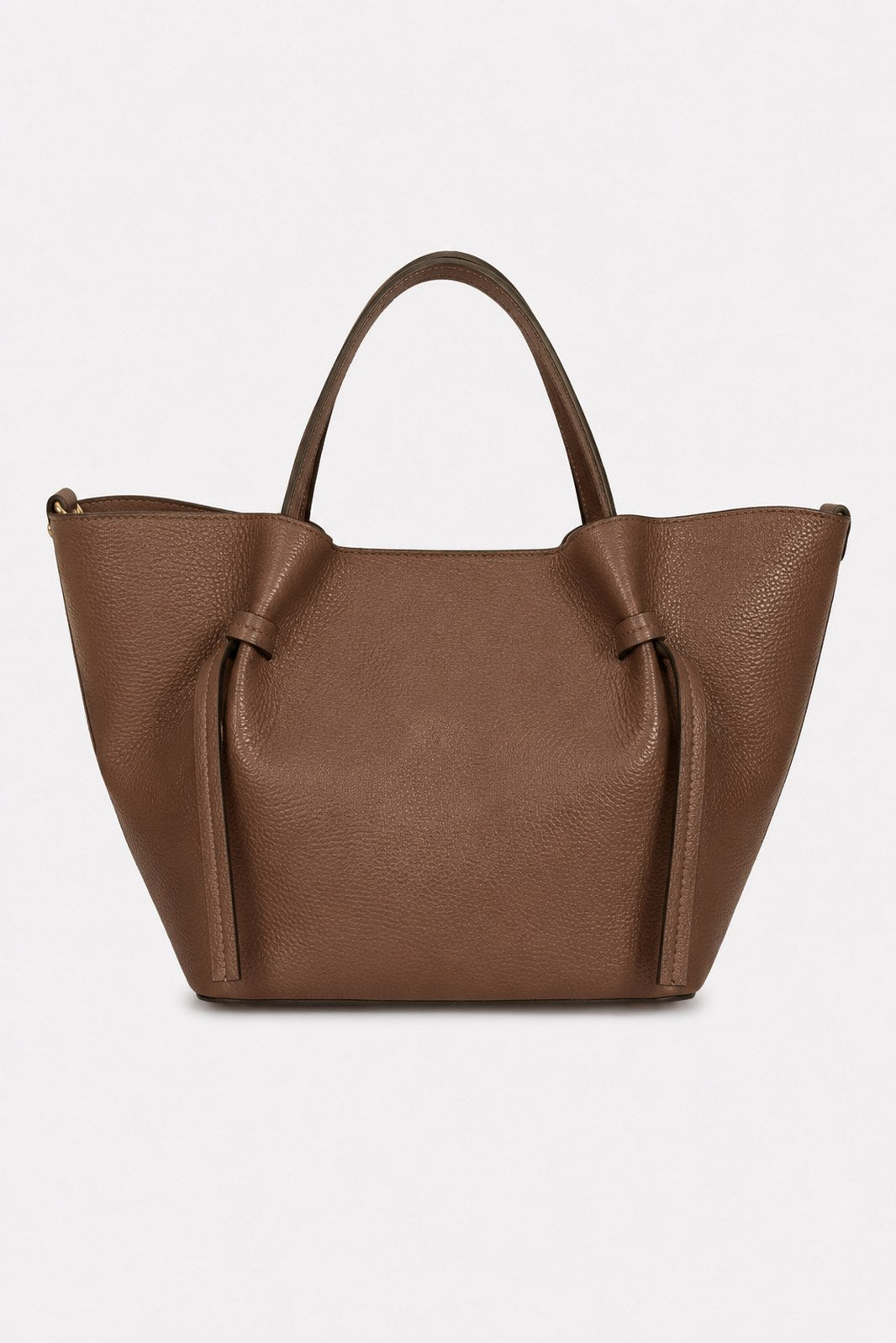 GIADA Leather Top Handle Bag - Brown