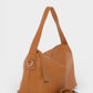 Leather Backpack 1076 - Camel + Menta