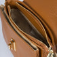 DALE Leather Crossbody Bag - Cognac