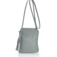 Leather Crossbody Bag 3547 - Mineral Blue