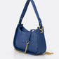 ECHO Leather Top Handle Bag - Blue