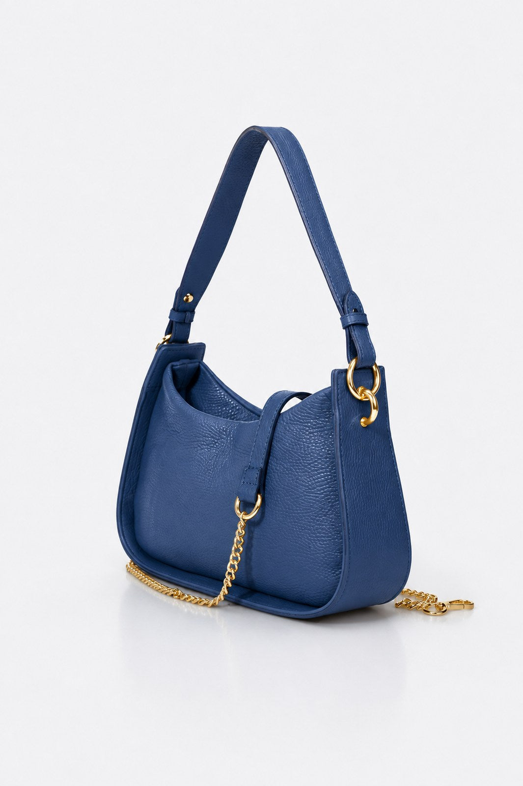 ECHO Leather Top Handle Bag - Blue