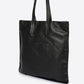 Leather Top Handle Bag 3638 - Black