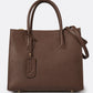 VANDA Leather Top Handle Bag - Brown