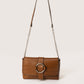 Leather Crossbody Bag 3434 - Cuoio