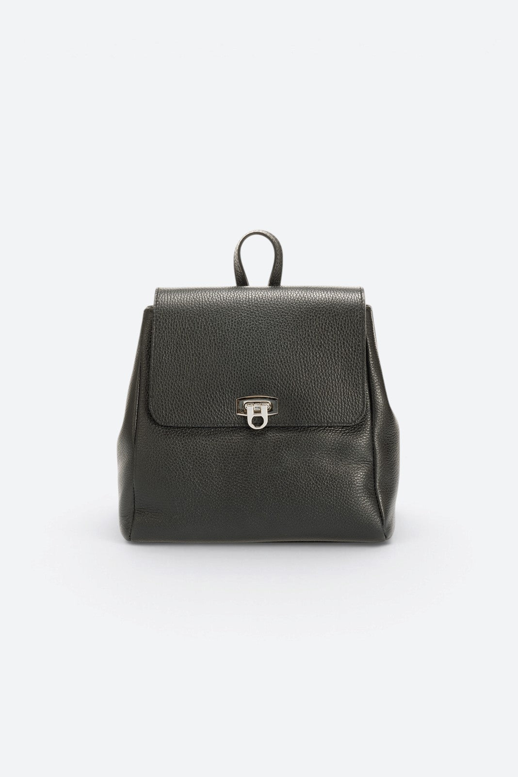 LYRA Leather Backpack - Black
