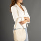 Leather Shoulder Bag 1375 - Beige