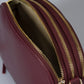 EBE Leather Crossbody Bag - Wine