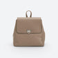 LYRA Leather Backpack - Taupe