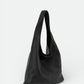 NADIA Leather Top Handle Bag - Black