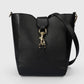 REINA Leather Crossbody Bag - Black