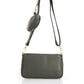 Leather Shoulder Bag 4589 - Green