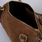 NOOR Leather Bowling Bag - Brown