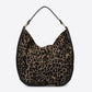 Leather Shoulder Bag 4011 - Black