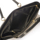 Leather Top Handle Bag 2349 - Black